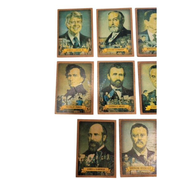 1984 Campbell Taggart Know The Presidents 27 Some Duplicates - Picture 4 of 10